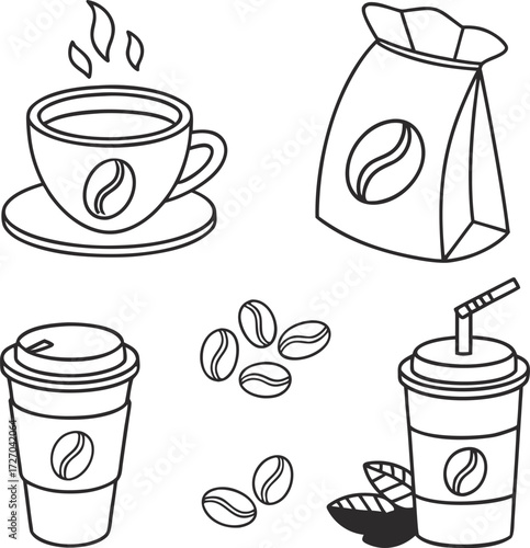 coffee cup,coffee bag,coffee beans,coffee to go cup
