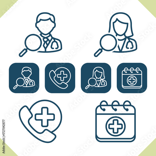 Medical Appointment Icons
