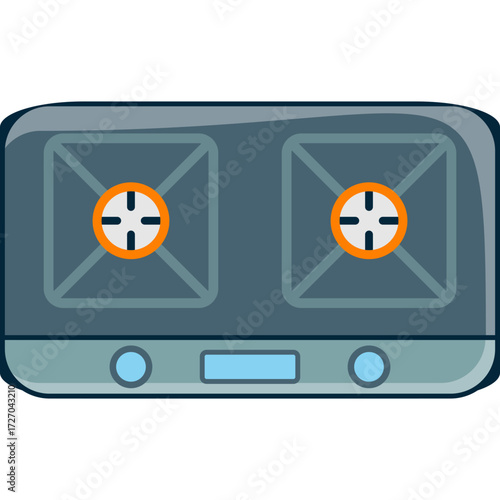 Free Download Dual Burner Cooktop - GFXLoad