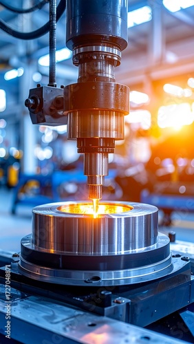 Industrial metal welding process