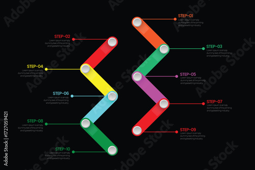 Business Infographic Template Vector Design