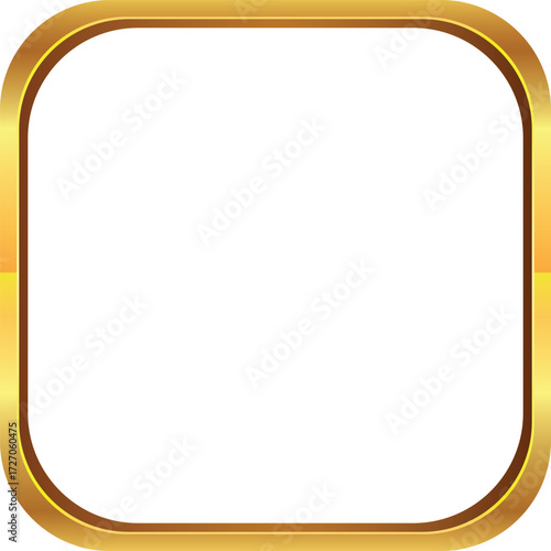 Application Frame for logo or icon golden to make it stand out and easy to use
