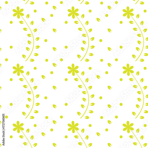 seamless pattern with flowers