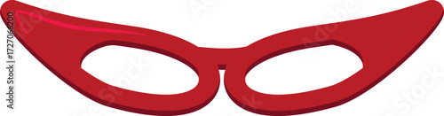 vector illustration of facial accessories