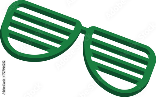 vector illustration of facial accessories