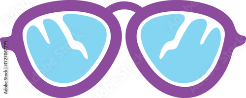 vector illustration of facial accessories