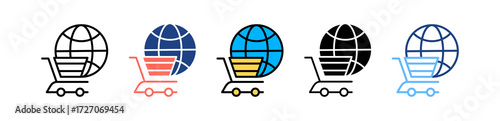 E Commerce multiple icon