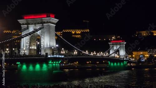 Photography budapest chain bridge