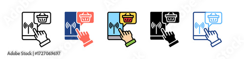 Mobile Commerce multiple icon