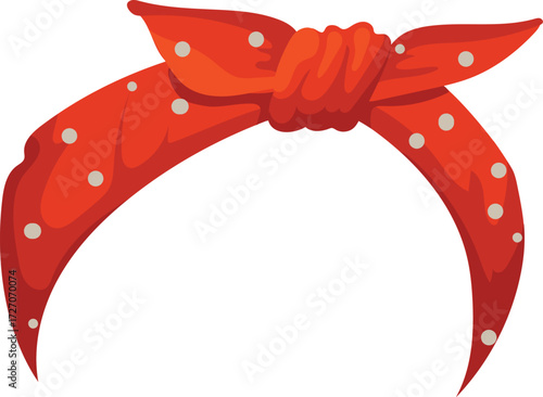 vector illustration of hair accessories