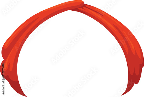 vector illustration of hair accessories