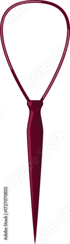 vector illustration of hair accessories