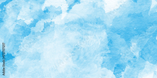 abstract blue or white watercolor background,  evoking calm and tranquility, abstract acrylic painting on canvas, hand painted texture background, creating a textured pattern against the clear blue