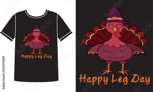 Leg day t-shirt design concept