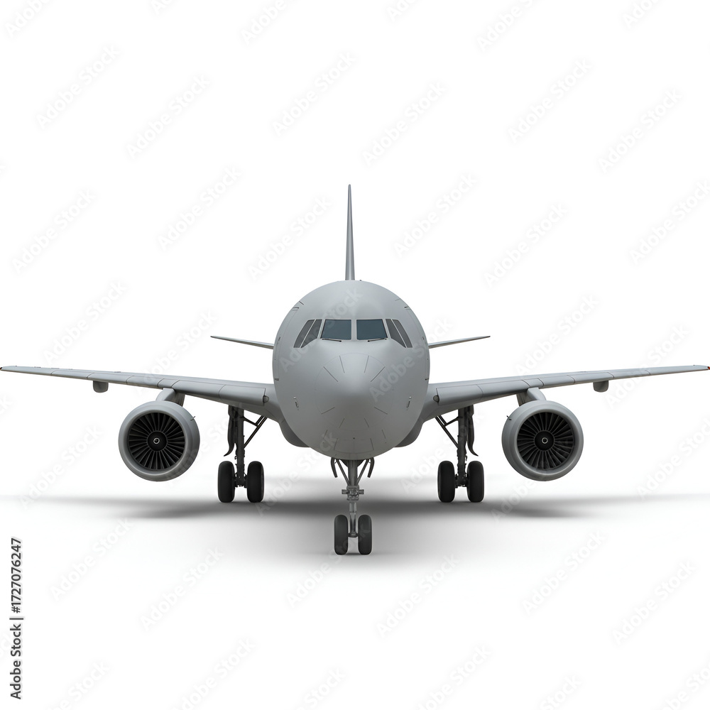 Fototapeta premium airplane on a white background