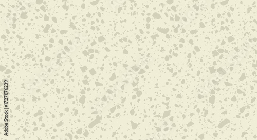 Beige terrazzo texture with stone inclusions for graphic design element purposes