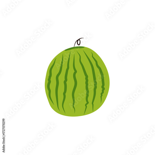 watermelon isolated on white