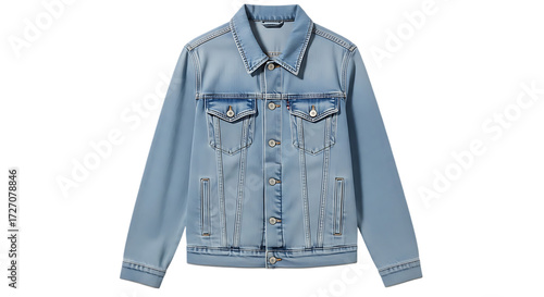 Light Wash Denim Jacket for Men jeans jacket blue
