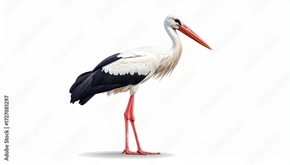 Fototapeta premium white stork ciconia