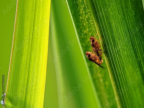 Photos Small Fruit Flies Mating Bactrocera sp