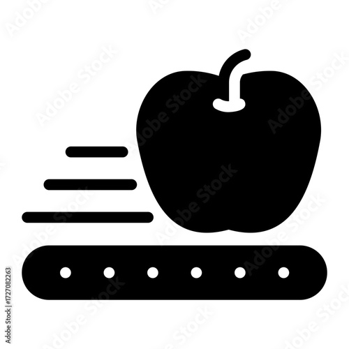 conveyor belt glyph icon