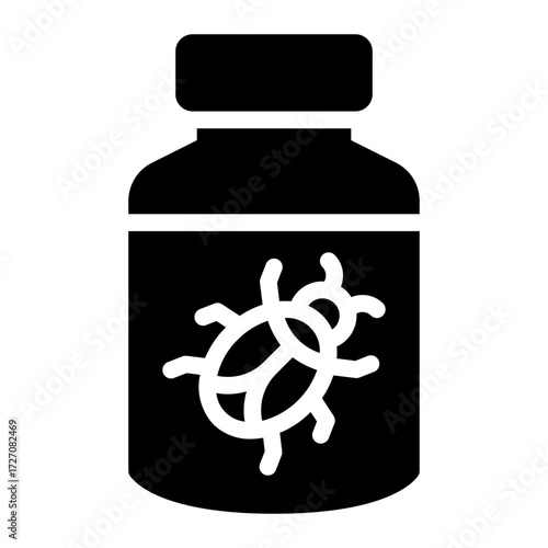 pesticide glyph icon