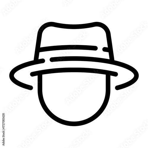 farmer line icon