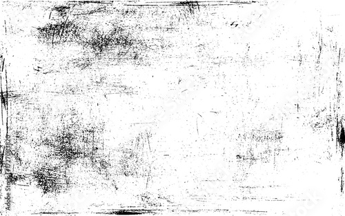 Scratches and dust on white background. Vintage scratched grunge plastic broken screen texture isolated. Scratched film surface wallpaper. Space for text.
