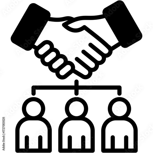 Relationship Building mixed icon