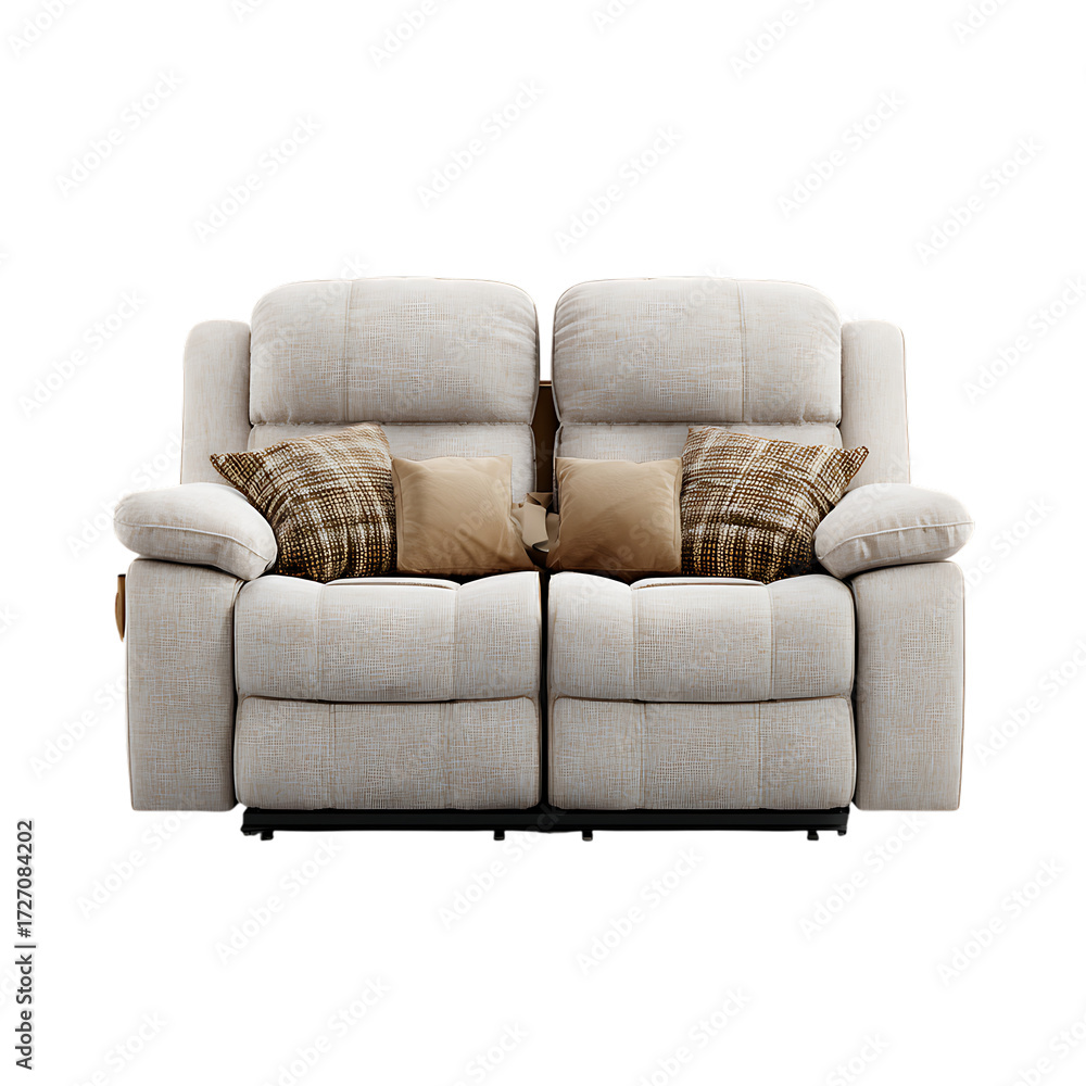 Obraz premium Two-Seater Recliner Sofa