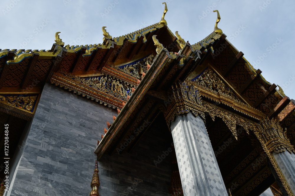 Naklejka premium タイのバンコク ワット・ラーチャプラディット・サティッマハーシーマラーム