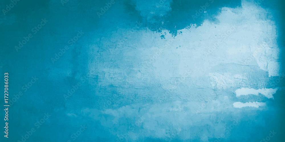 Obraz premium Blue Rough Background concrete old paint wall, Texture cement surface. Vector