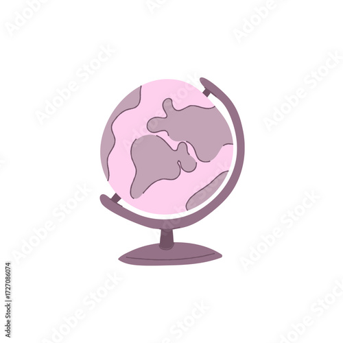 globe with ice cream