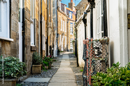 A beautiful street in Robin Hood Bay