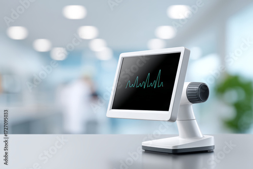 Electrical frequency waveforms displayed on oscilloscope show accuracy