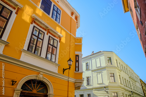 Canvas Print Historic architecture in Sopron