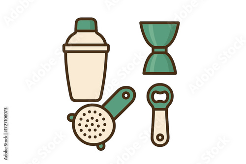 Essential bar tools for cocktail preparation and mixology at home gatherings