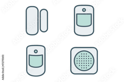 Variety of modern household gadgets designed for convenience and efficiency in everyday tasks
