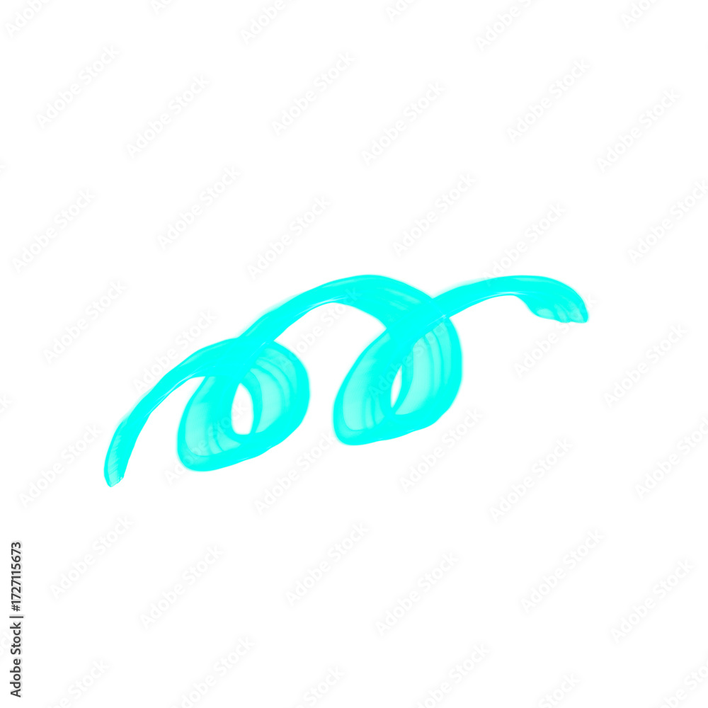 Fototapeta premium Blue spin paint