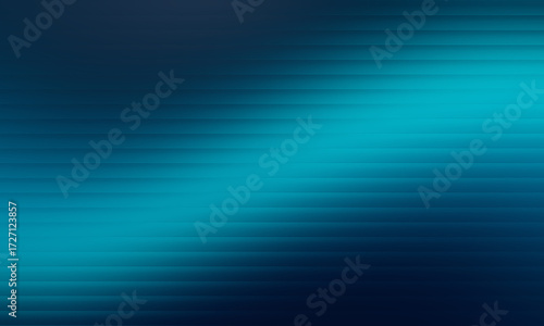 Gradient Horizontal Lines in Shades of Teal and Navy Blue Elegant and Modern Abstract Background