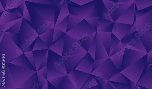 A vibrant composition of overlapping triangles and polygons in varying shades showcasing a captivating interplay of light and shadow.