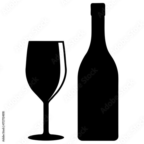 bottle and glass