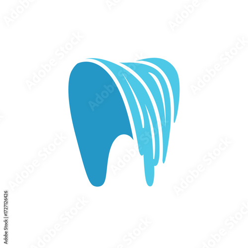 dental abstract logo modern style