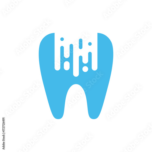 dental abstract logo modern style