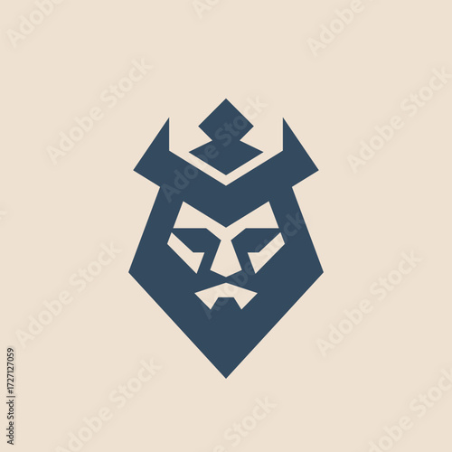 king abstract logo modern style