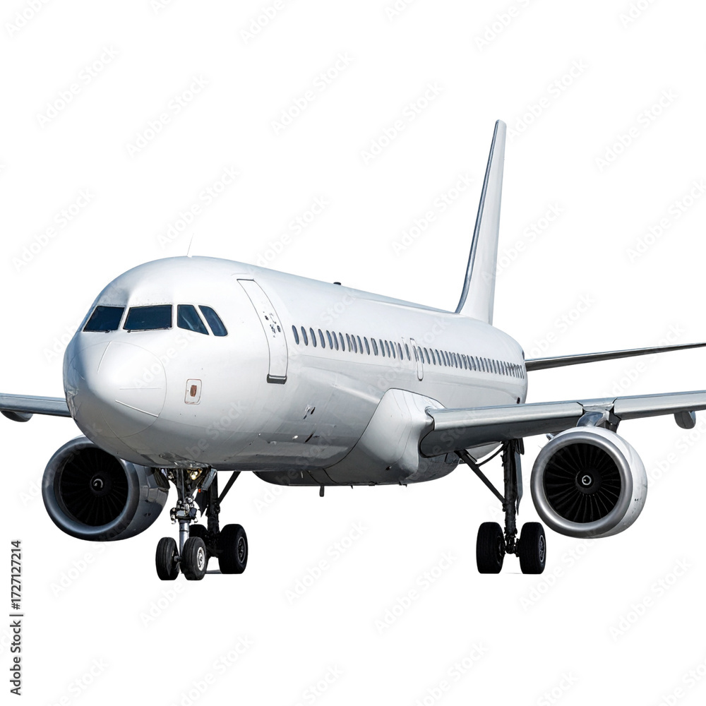 Obraz premium typical airplane isolated on transparent background By magann 