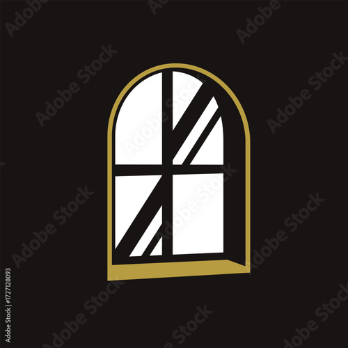 windows abstract logo modern style