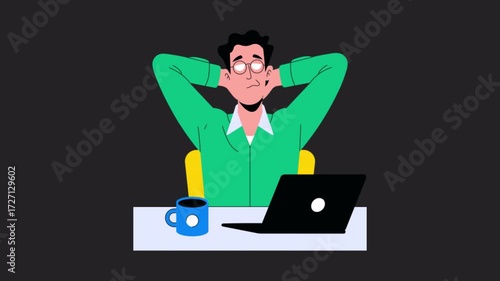 Stretch Break Animation Alpha Channel 