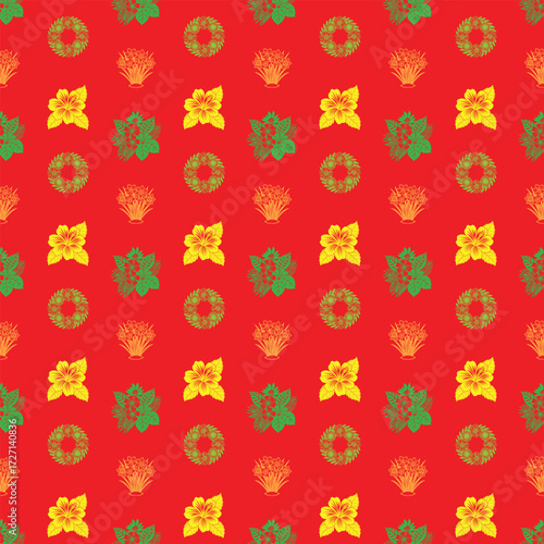 Wallpaper Mural Floral pattern Torontodigital.ca