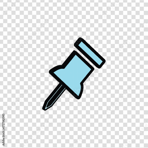 Medical location icon PNG with transparent background, representing hospital map, clinic position, and healthcare navigation.